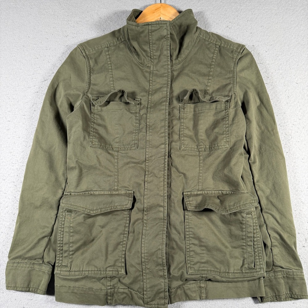 Banana Republic Classic‎ Utilit Utility Flight Jacket Olive Green XS Trendy